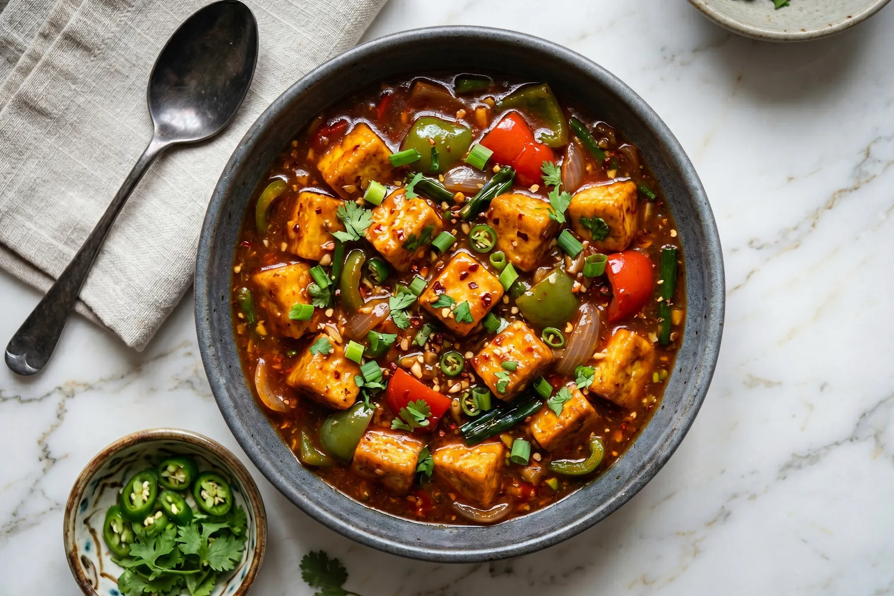 Chilli Paneer Gravy